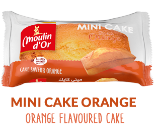 mini cake orange