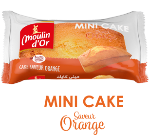 mini cake orange